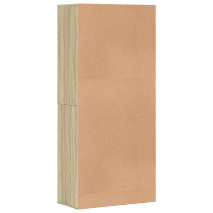 vidaXL Shoe Cabinet Sonoma Oak 80x39x178 cm Engineered Wood