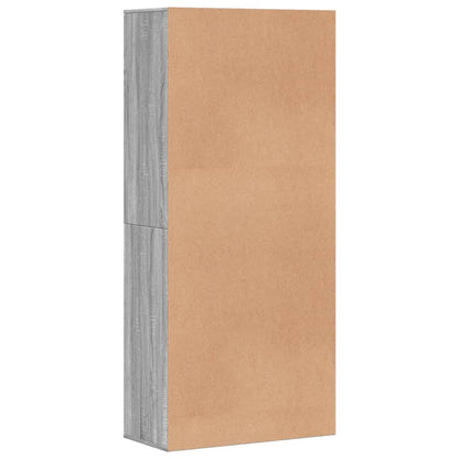 vidaXL Shoe Cabinet Grey Sonoma 80x39x178 cm Engineered Wood