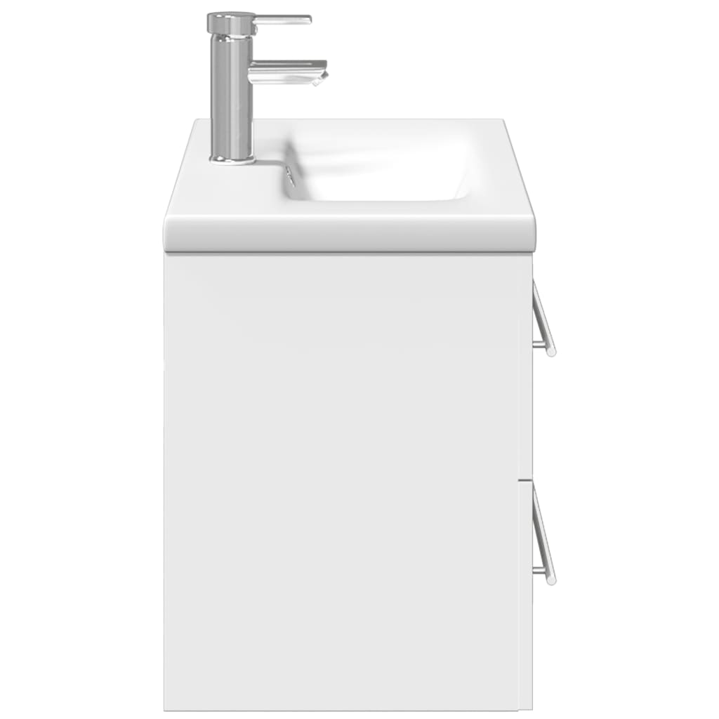 vidaXL Bathroom Sink Cabinet | White | Engineered wood | 80 x 38.5 x 48 cm