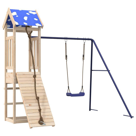 vidaXL Outdoor Playset Solid Wood Pine