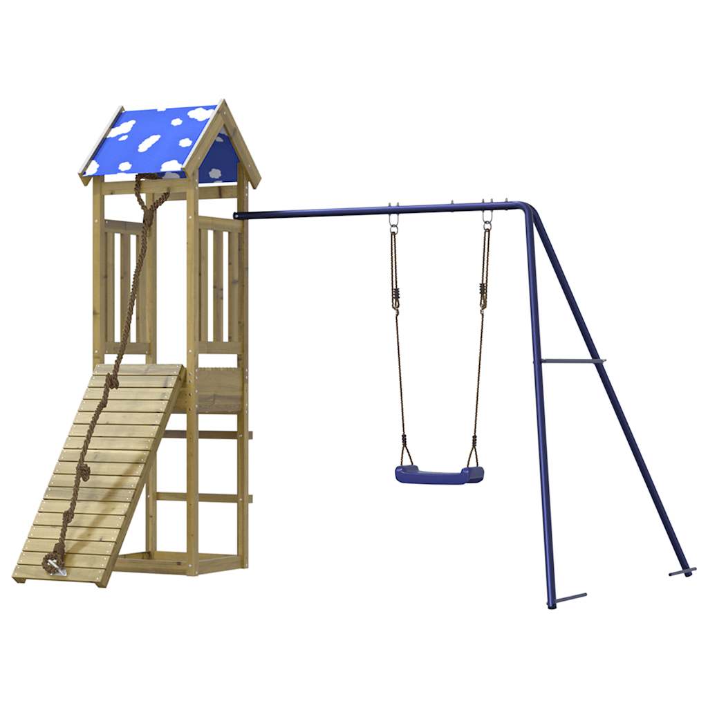 vidaXL Outdoor Playset Impregnated Wood Pine
