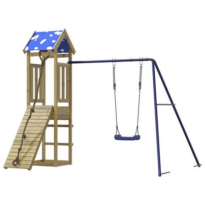 vidaXL Outdoor Playset Impregnated Wood Pine