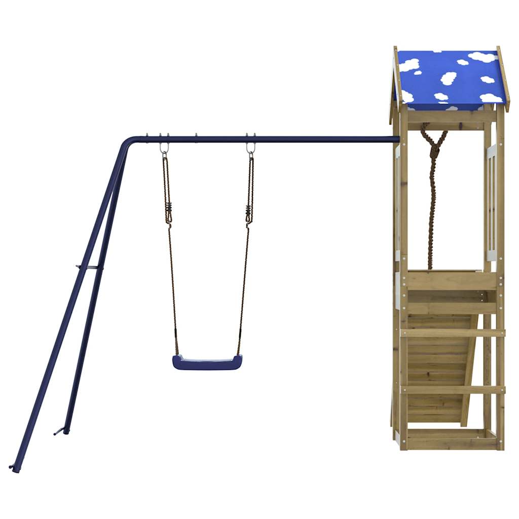 vidaXL Outdoor Playset Impregnated Wood Pine