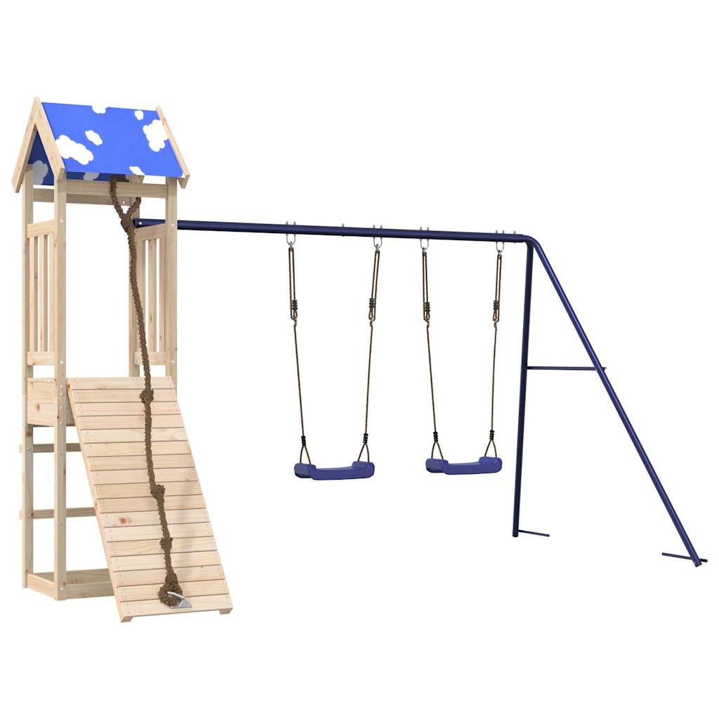 vidaXL Outdoor Playset Solid Wood Pine