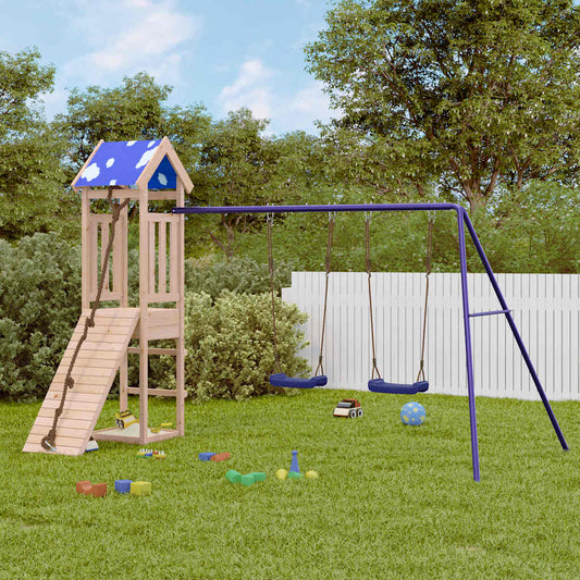 vidaXL Outdoor Playset Solid Wood Pine