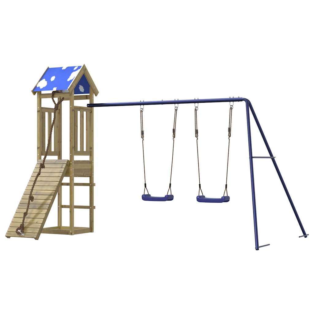 vidaXL Outdoor Playset Impregnated Wood Pine