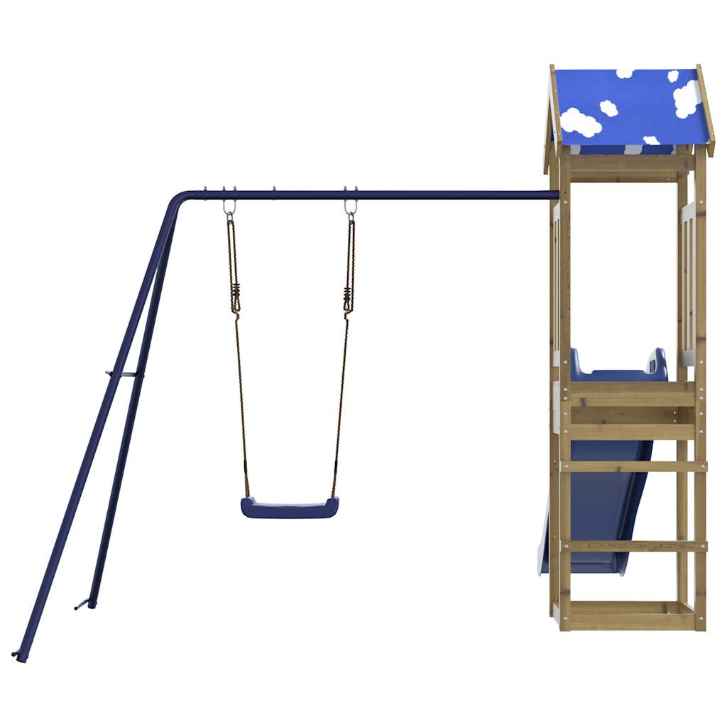 vidaXL Outdoor Playset Impregnated Wood Pine