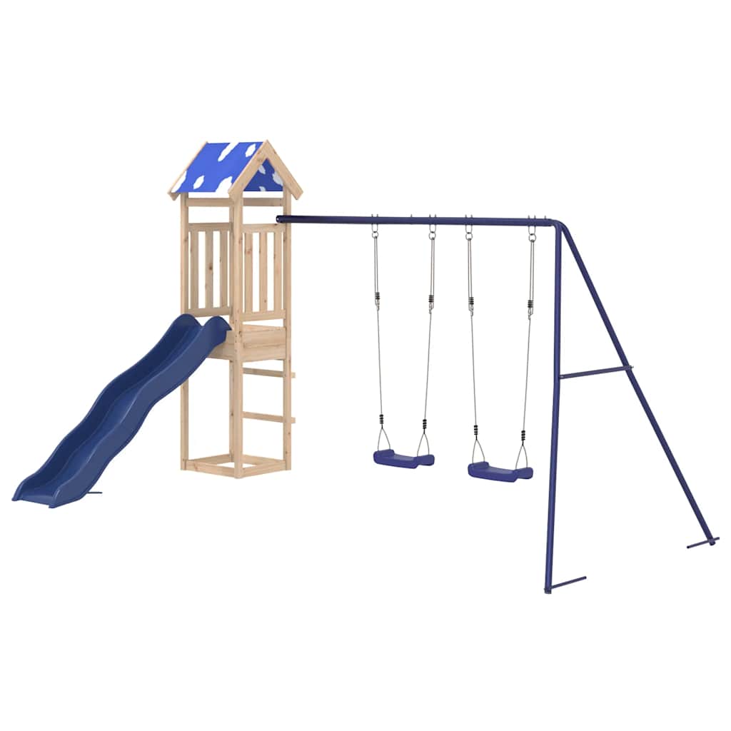 vidaXL Outdoor Playset Solid Wood Pine