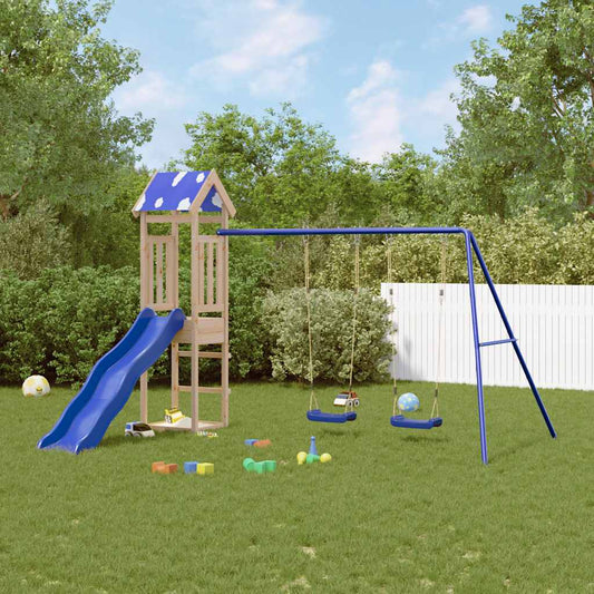 vidaXL Outdoor Playset Solid Wood Pine