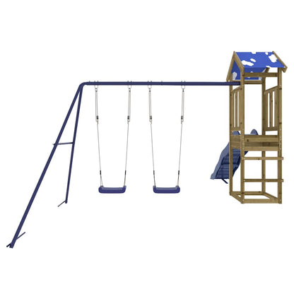 vidaXL Outdoor Playset Impregnated Wood Pine