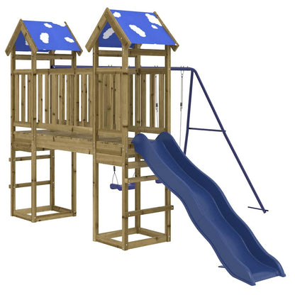 vidaXL Outdoor Playset Impregnated Wood Pine
