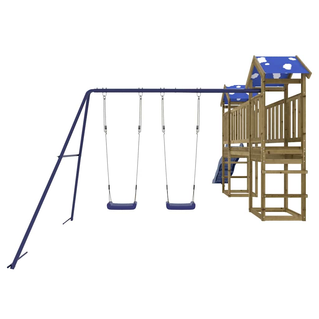 vidaXL Outdoor Playset Impregnated Wood Pine