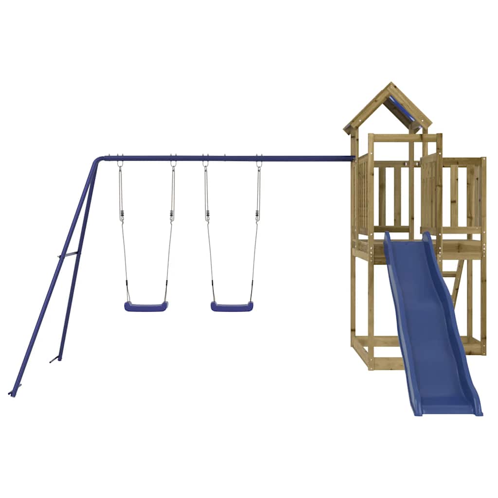 vidaXL Outdoor Playset Impregnated Wood Pine