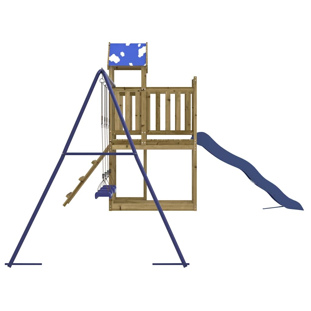 vidaXL Outdoor Playset Impregnated Wood Pine