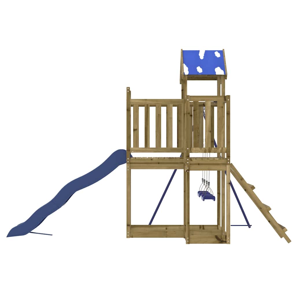 vidaXL Outdoor Playset Impregnated Wood Pine