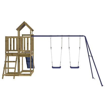 vidaXL Outdoor Playset Impregnated Wood Pine