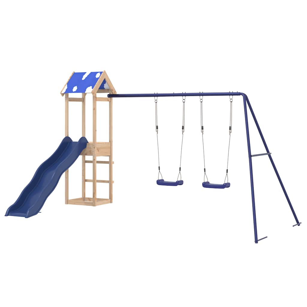 vidaXL Outdoor Playset Solid Wood Pine