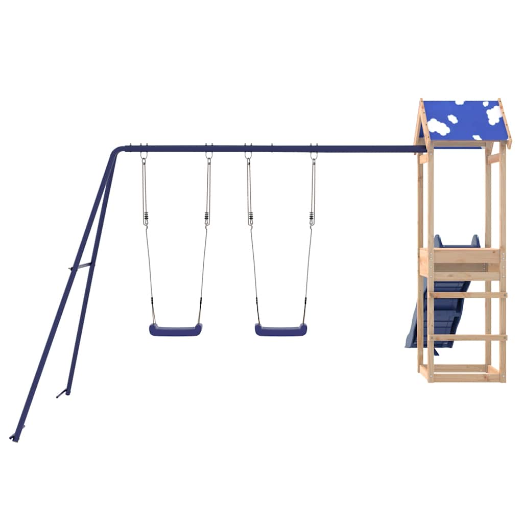 vidaXL Outdoor Playset Solid Wood Pine