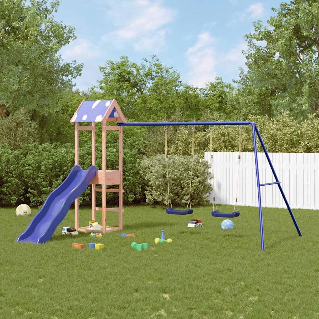 vidaXL Outdoor Playset Solid Wood Douglas