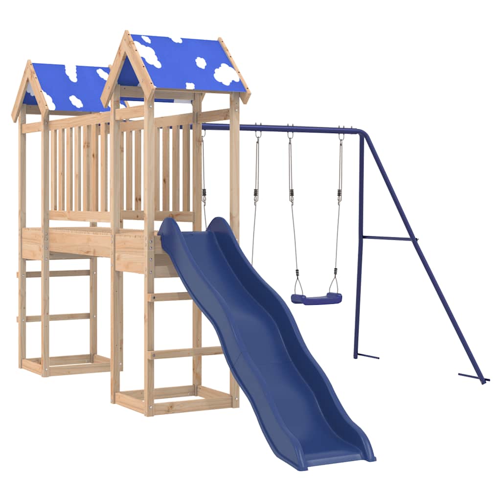 vidaXL Outdoor Playset Solid Wood Pine