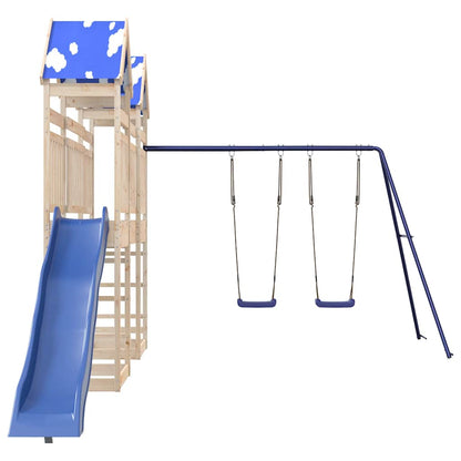 vidaXL Outdoor Playset Solid Wood Pine