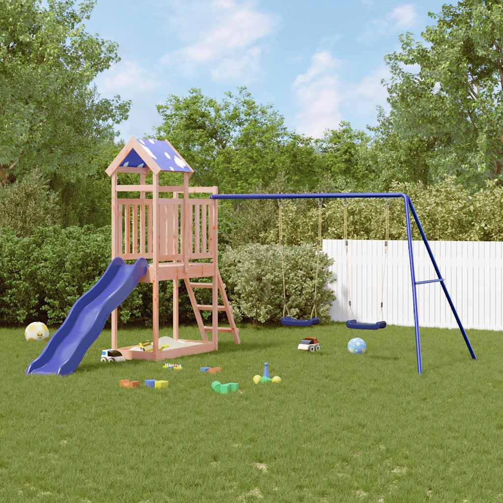 vidaXL Outdoor Playset Solid Wood Douglas
