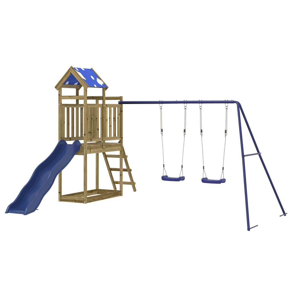 vidaXL Outdoor Playset Impregnated Wood Pine