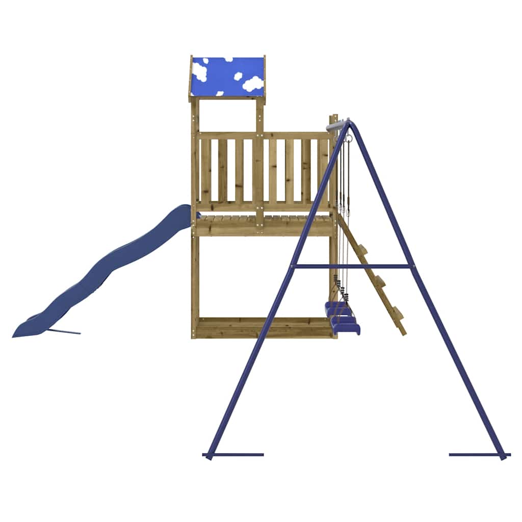 vidaXL Outdoor Playset Impregnated Wood Pine