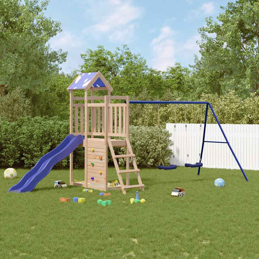 vidaXL Outdoor Playset Solid Wood Pine