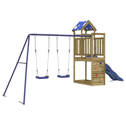 vidaXL Outdoor Playset Impregnated Wood Pine