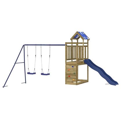 vidaXL Outdoor Playset Impregnated Wood Pine