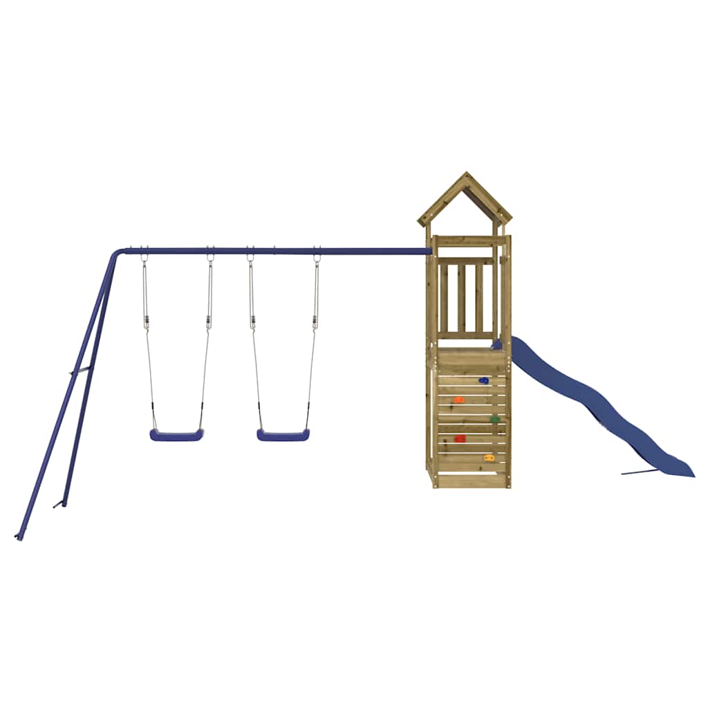 vidaXL Outdoor Playset Impregnated Wood Pine