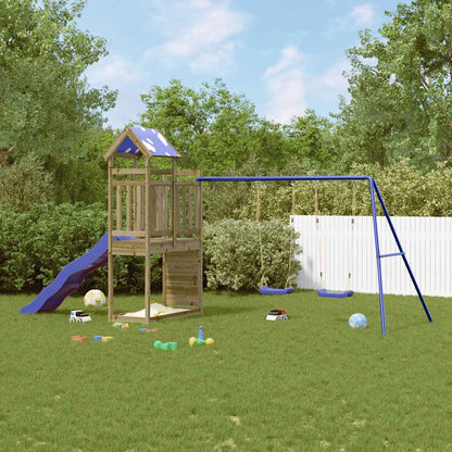 vidaXL Outdoor Playset Impregnated Wood Pine