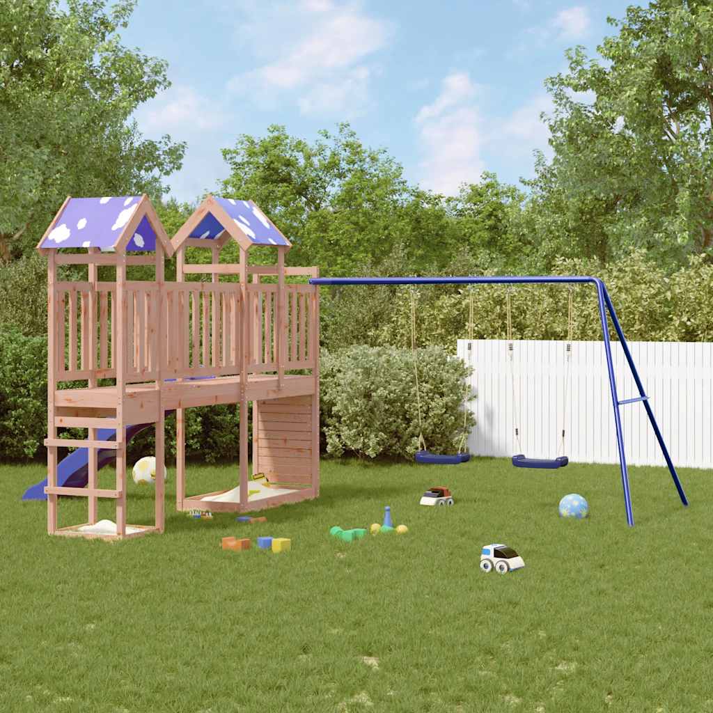 vidaXL Outdoor Playset Solid Wood Douglas