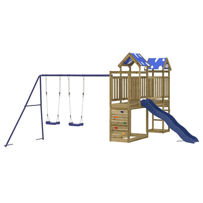 vidaXL Outdoor Playset Impregnated Wood Pine