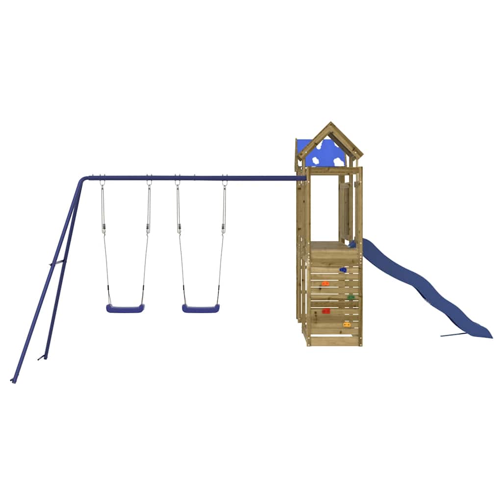 vidaXL Outdoor Playset Impregnated Wood Pine