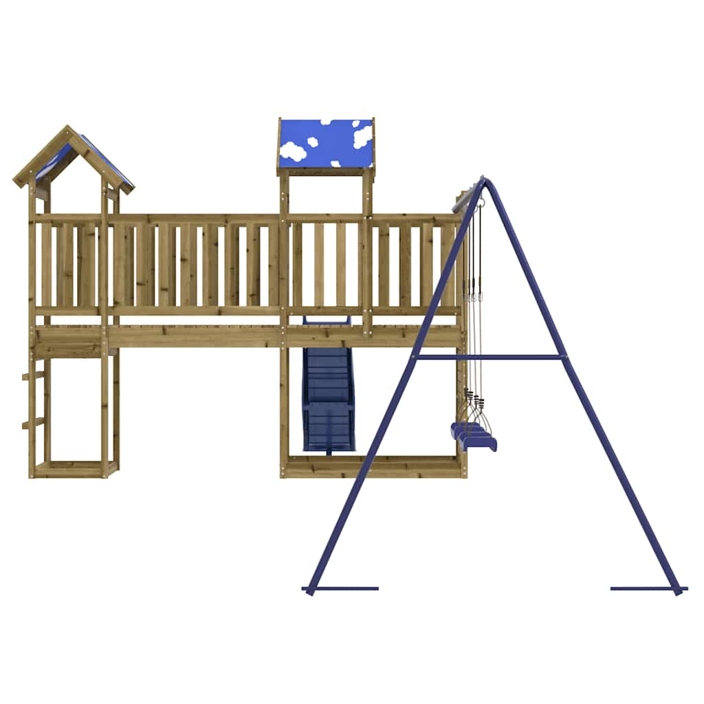vidaXL Outdoor Playset Impregnated Wood Pine