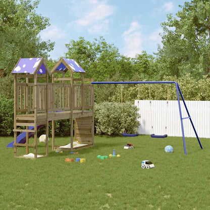 vidaXL Outdoor Playset Impregnated Wood Pine