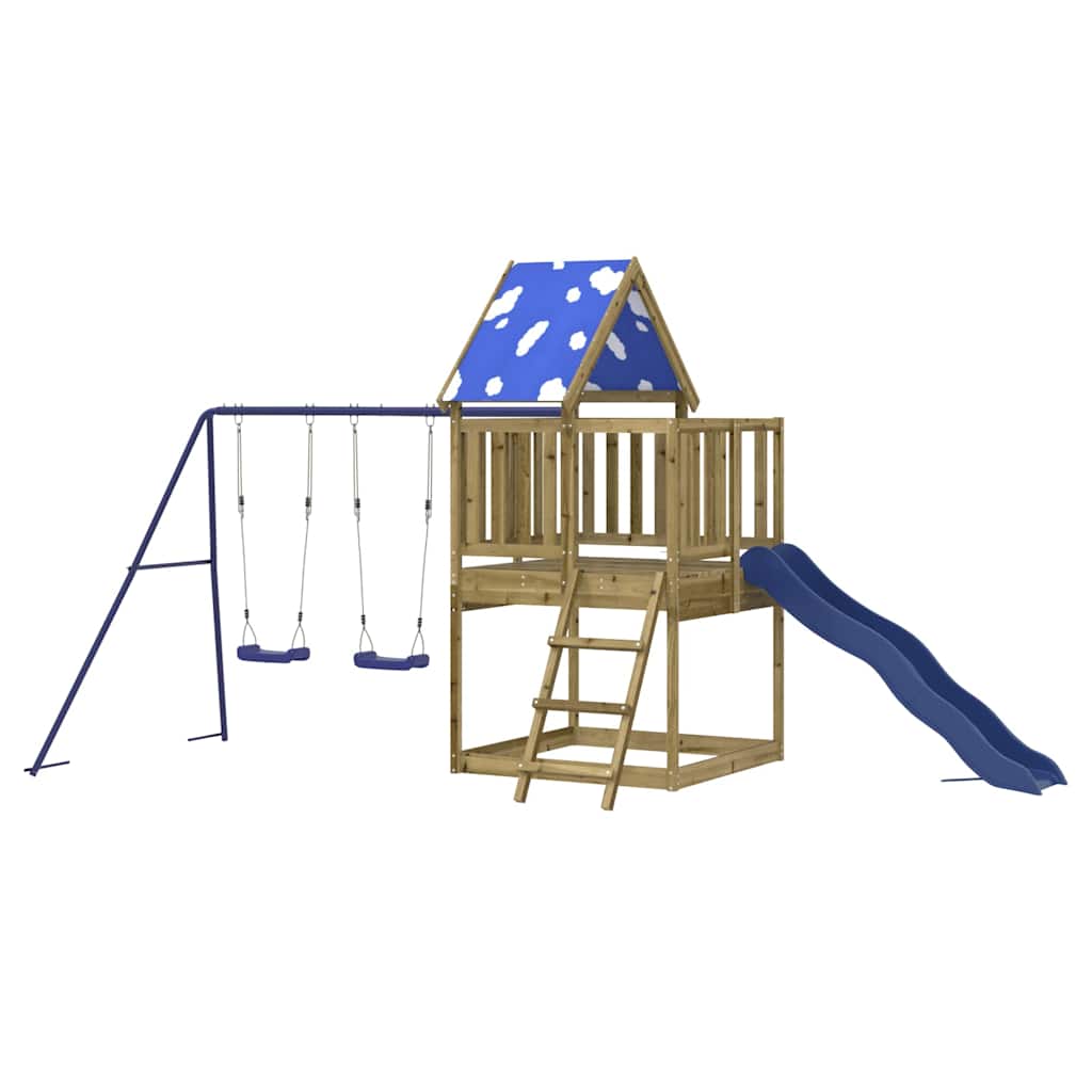 vidaXL Outdoor Playset Impregnated Wood Pine