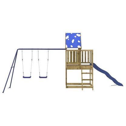 vidaXL Outdoor Playset Impregnated Wood Pine
