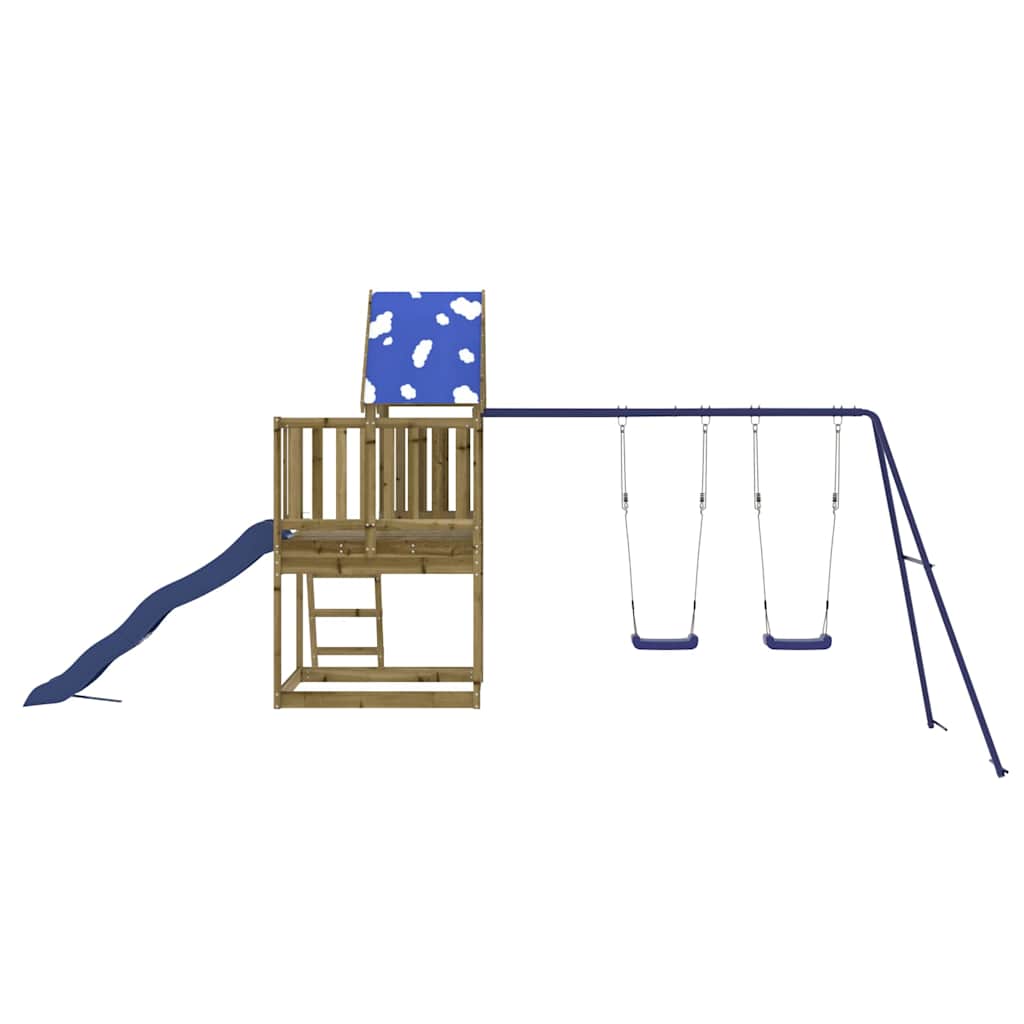 vidaXL Outdoor Playset Impregnated Wood Pine