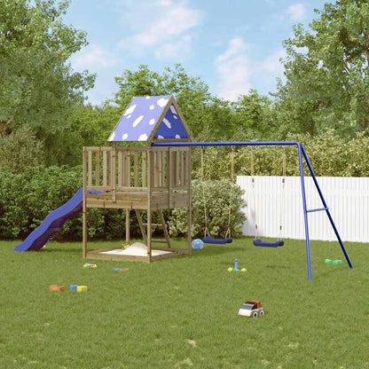 vidaXL Outdoor Playset Impregnated Wood Pine