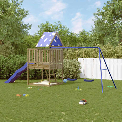 vidaXL Outdoor Playset Impregnated Wood Pine