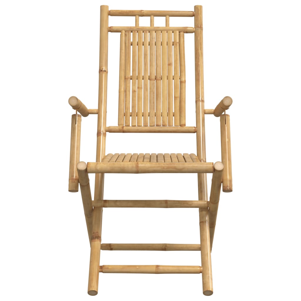 vidaXL Folding Chairs 6 pcs 53x66x99 cm Bamboo