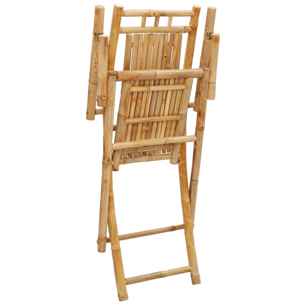 vidaXL Folding Chairs 6 pcs 53x66x99 cm Bamboo