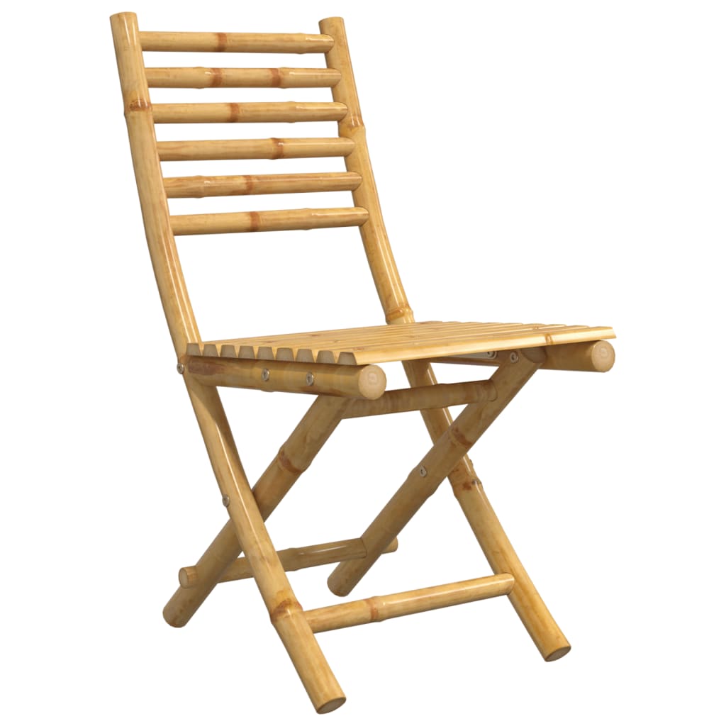 vidaXL Folding Garden Chairs 4 pcs 43x54x88 cm Bamboo