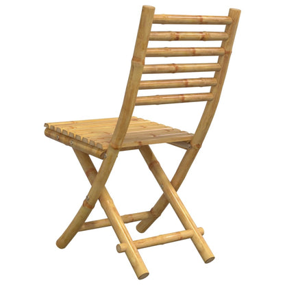 vidaXL Folding Garden Chairs 4 pcs 43x54x88 cm Bamboo