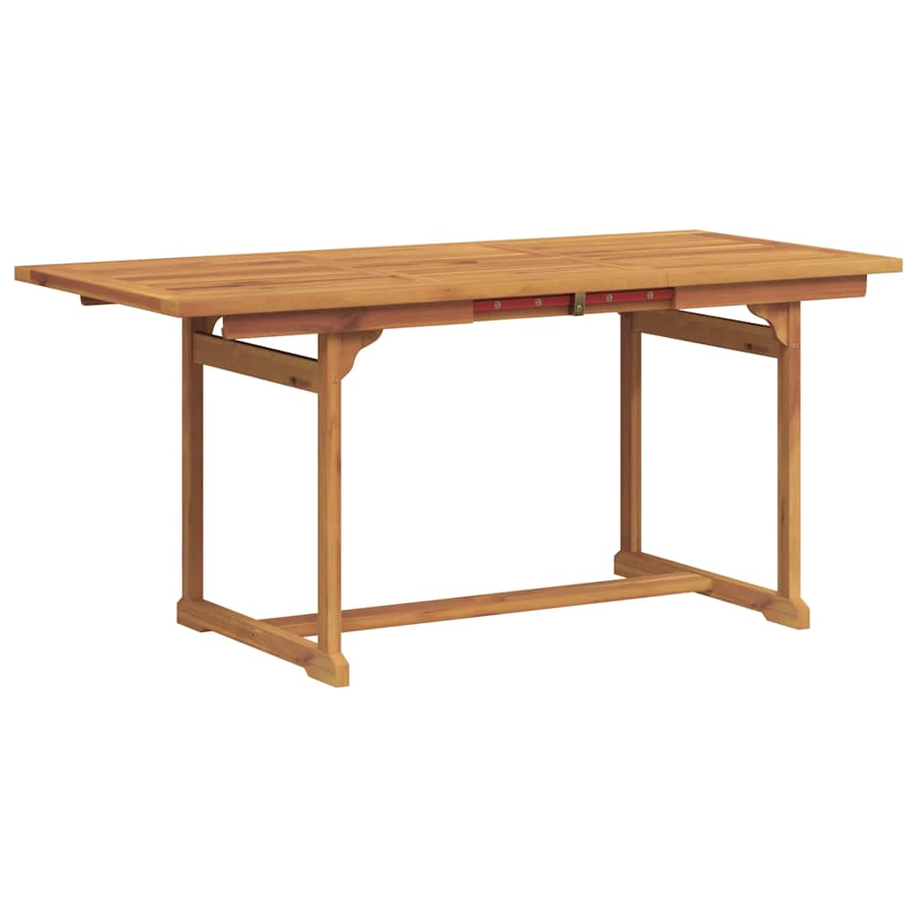 vidaXL 5 Piece Garden Dining Set Solid Wood Acacia and Textilene