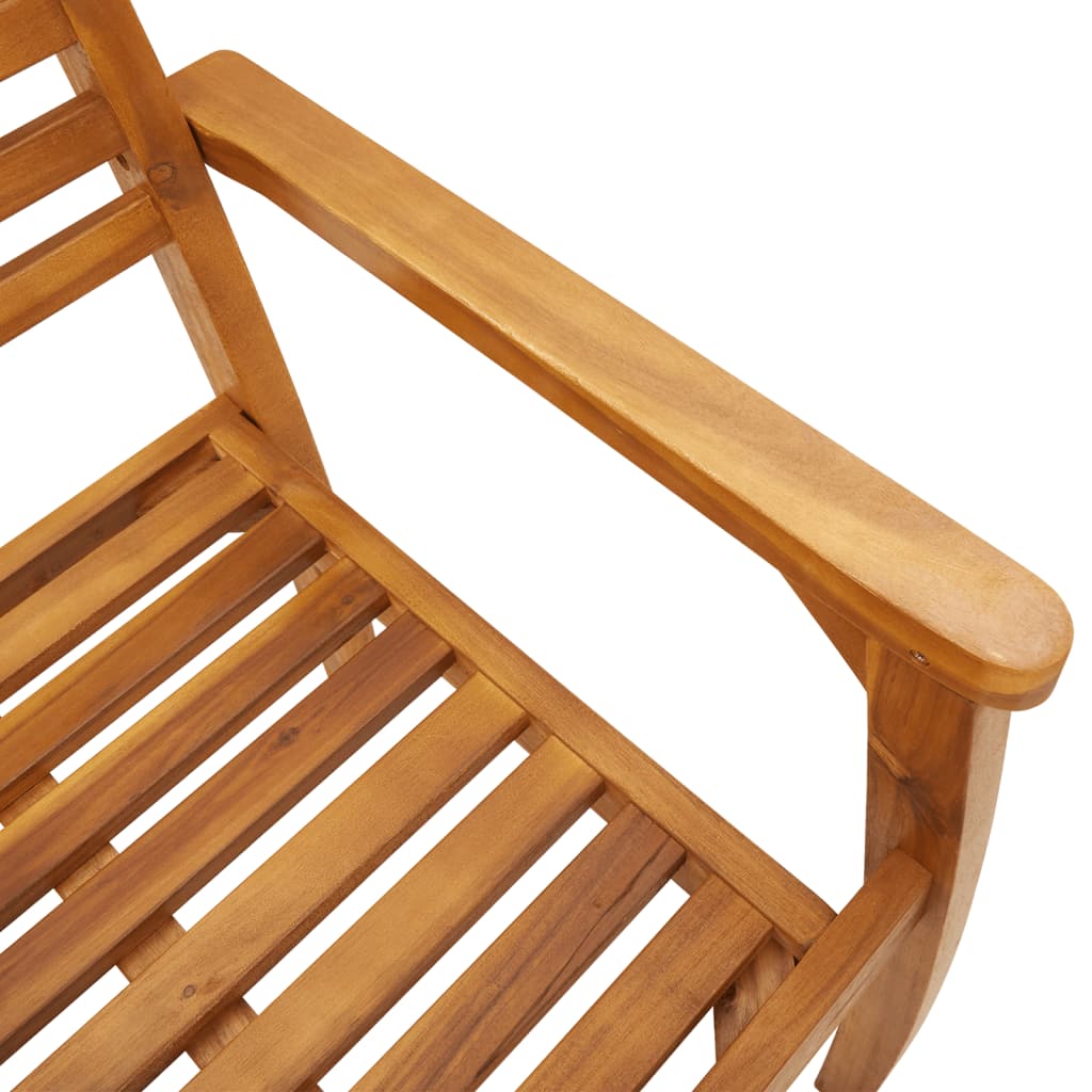 vidaXL Garden Chair | Set of 6 | Natural Acacia | Solid Acacia wood | Standard