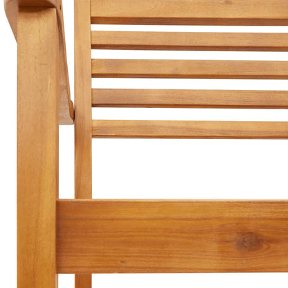 vidaXL Garden Chair | Set of 6 | Natural Acacia | Solid Acacia wood | Standard